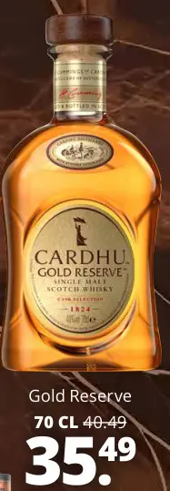 Aanbieding: Cardhu Gold Reserve Single Malt Scotch Whisky