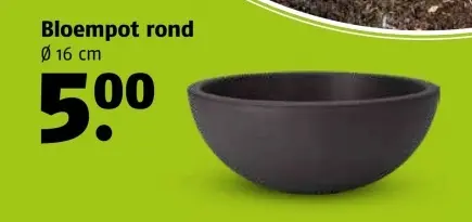Aanbieding: Bloempot rond