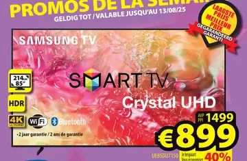 Aanbieding: SAMSUNG TV SMART TV Crystal UHD
