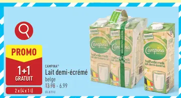 Offre: Lait demi-écrémé