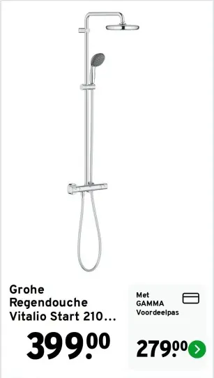 Aanbieding: Regendouche Vitalio Start 210...