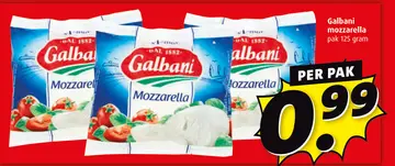 Aanbieding: Galbani mozzarella