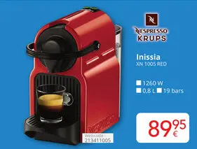 Offre: Inissia XN 1005 RED