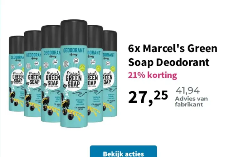 Promotie: Green Soap Deodorant