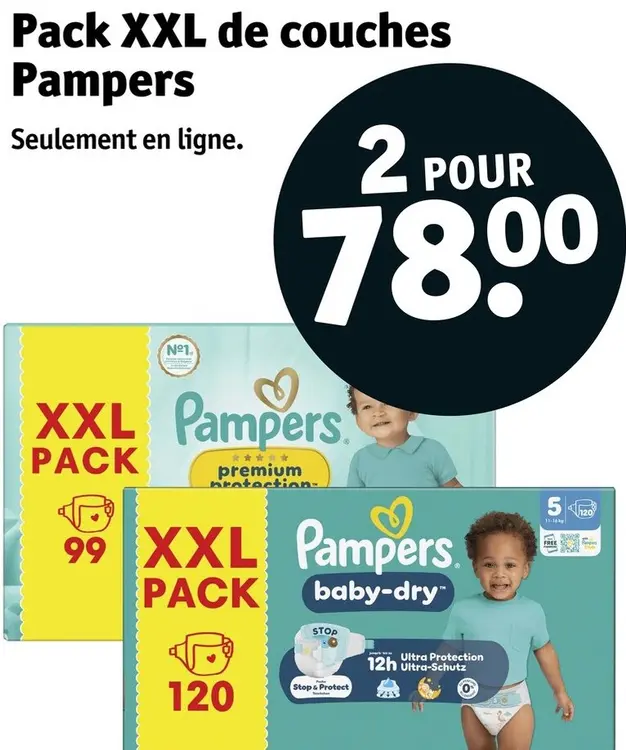 Offre: Pack XXL de couches