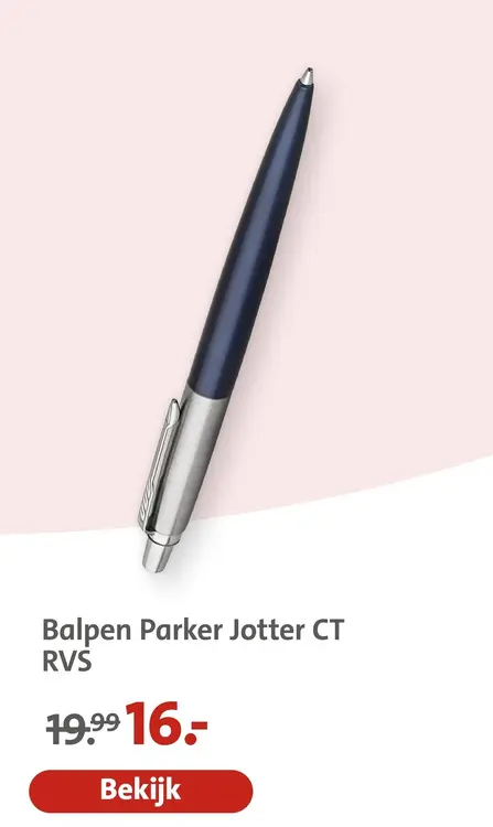 Aanbieding: Balpen Parker Jotter CT