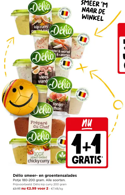 Promotie: Smeer- en groentensalades