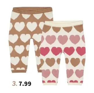 Aanbieding: Leggings met hartjes