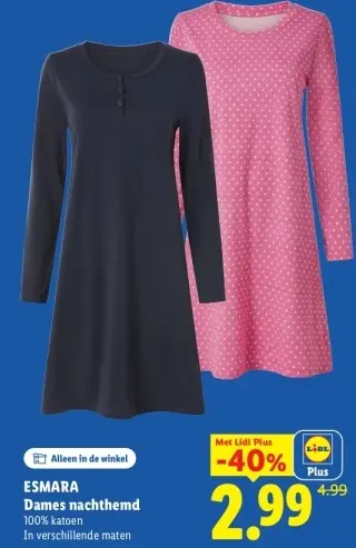 Aanbieding: Dames nachthemd