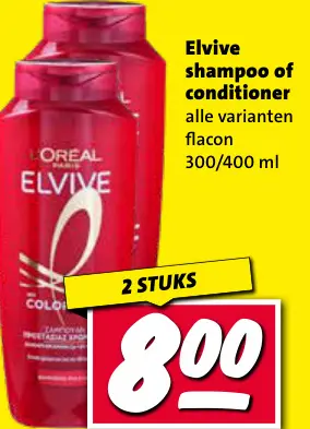 Aanbieding: shampoo of conditioner