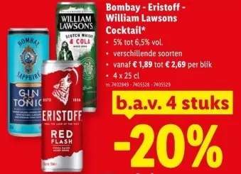 Promotie: Cocktail