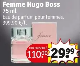 Offre: Femme Hugo Boss