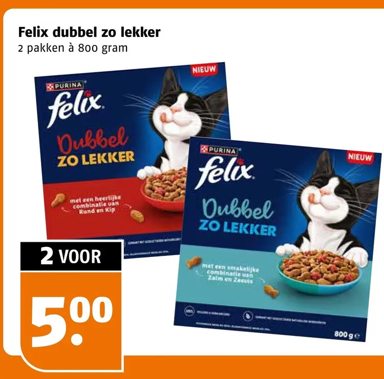 Aanbieding: Felix dubbel zo lekker