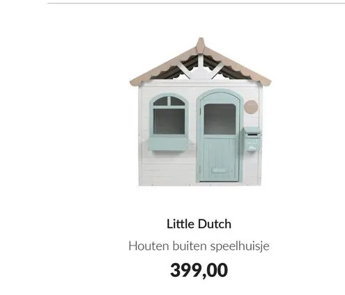 Aanbieding: Houten buiten speelhuisje