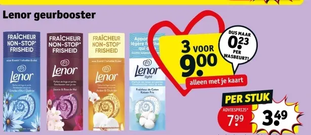 Promotie: geurbooster