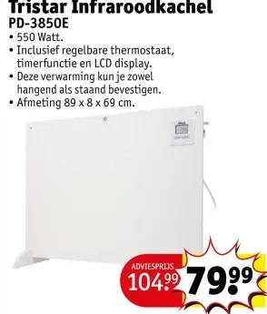 Aanbieding: Infraroodkachel