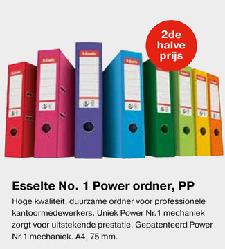 Aanbieding: Esselte No. 1 Power ordner, PP