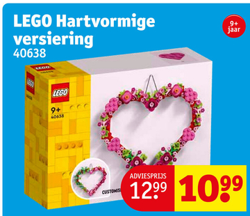 Aanbieding: LEGO Hartvormige versiering 40638