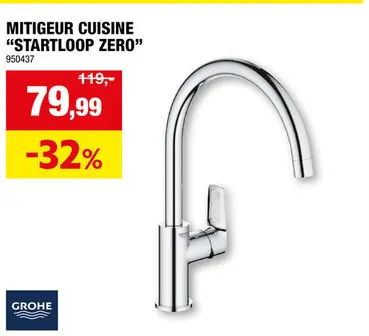 Offre: GROHE Start Loop robinet mitigeur évier