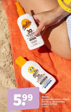 Offre: Malibu protection solaire enfant