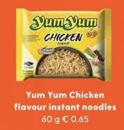 Aanbieding: Yum Yum Chicken flavour instant noodles
