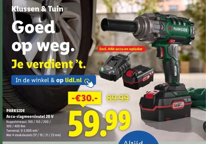 Aanbieding: Slagmoersleutel