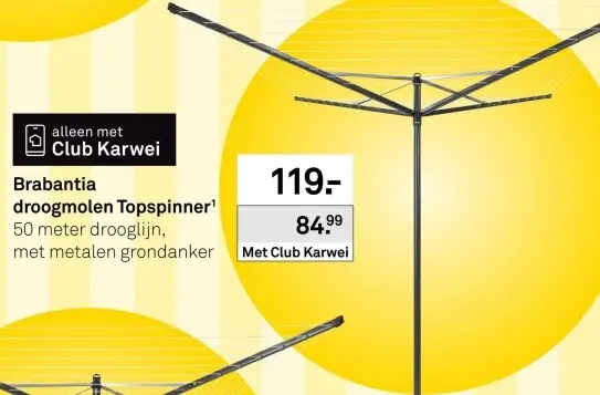 Aanbieding: droogmolen Topspinner