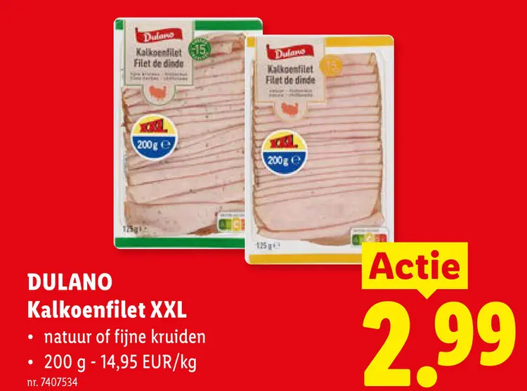 Promotie: Kalkoenfilet XXL