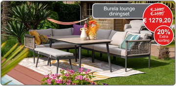 Aanbieding: Burela lounge diningset