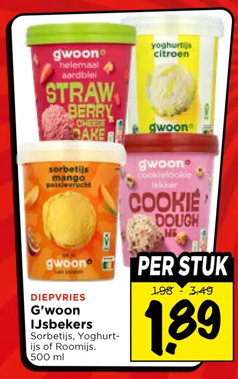 Aanbieding: IJsbekers