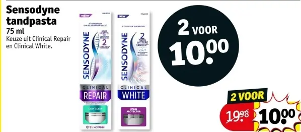 Promotie: Sensodyne tandpasta