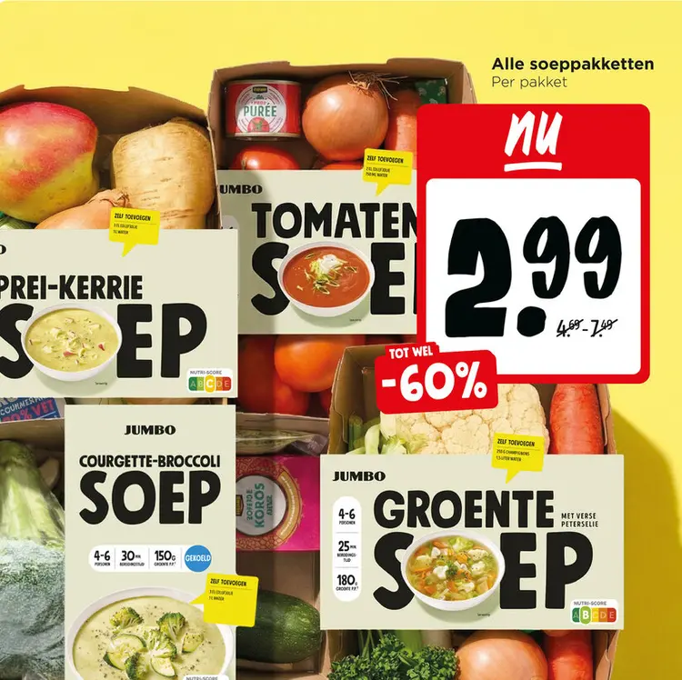 Aanbieding: Alle soeppakketten