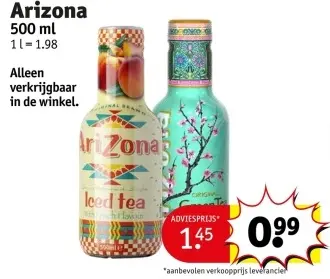 Promotie: Arizona Iced Tea
