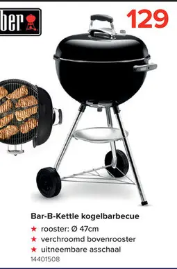 Promotie: BBQ Bar-B-Kettle 47 cm