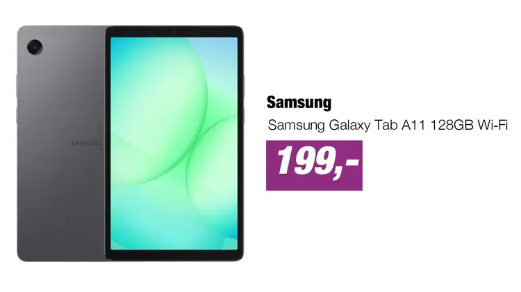 Aanbieding: Samsung Galaxy Tab A11 128GB Wi‑Fi