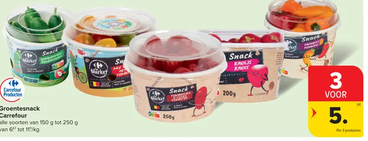 Promotie: Groentesnack