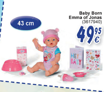 Aanbieding: Baby Born Emma of Jonas