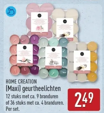 Aanbieding: geurtheelichten