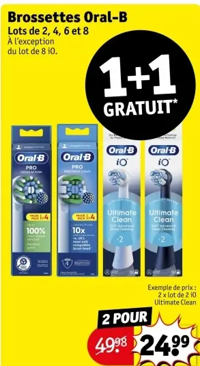 Offre: Brossettes Oral-B