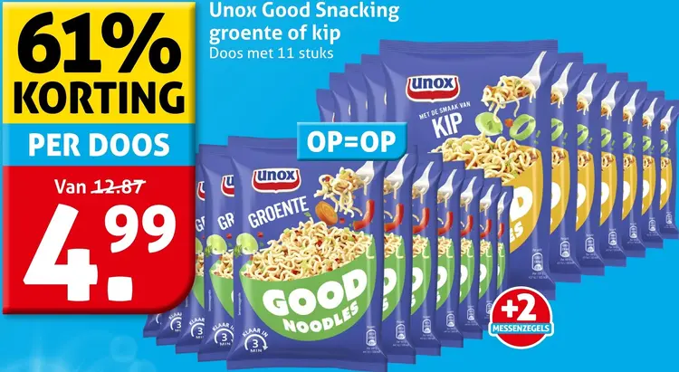 Aanbieding: Good Snacking groente of kip