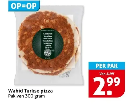 Aanbieding: Wahid Turkse pizza