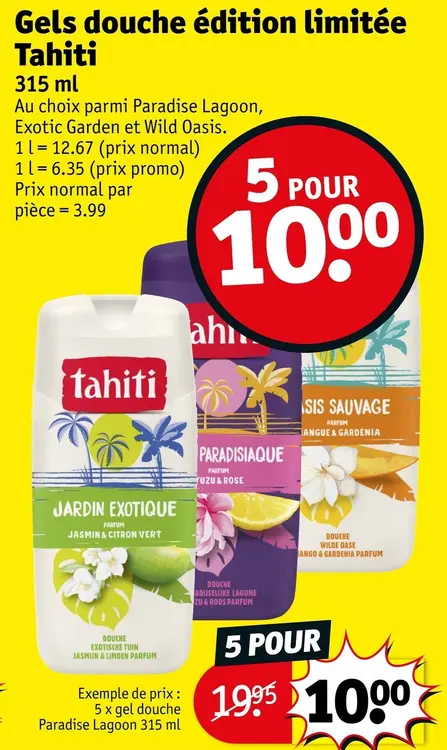 Offre: Gels douche édition limitée
