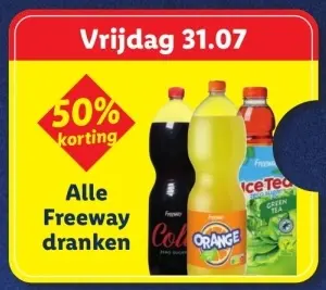 Aanbieding: Alle Freeway dranken