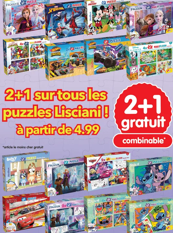 Offre: Puzzles Lisciani