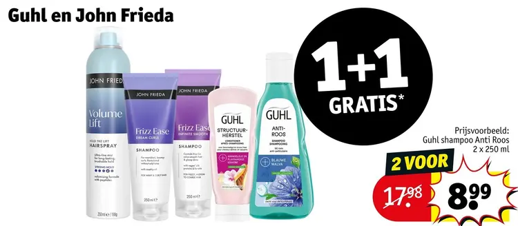 Aanbieding: Guhl en John Frieda