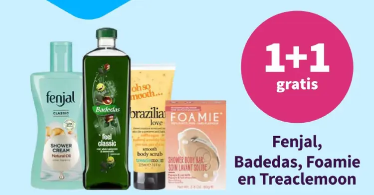 Aanbieding: Fenjal, Badedas, Foamie en Treaclemoon