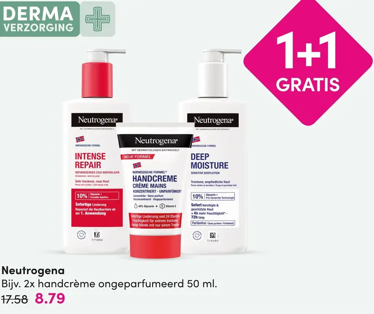 Aanbieding: Handcrème ongeparfumeerd