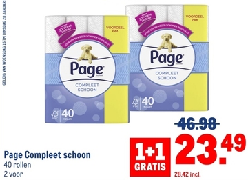 Aanbieding: Page Compleet schoon