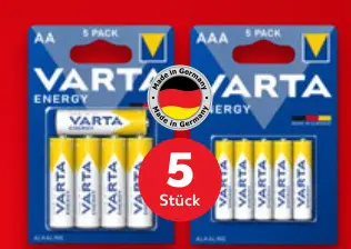 Aanbieding: VARTA Energy Alkaline Batteries