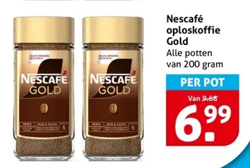 Aanbieding: Oploskoffie Gold